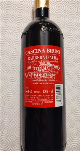 Piemonte Barbera d'Alba Cascina Bruni Otin Maté 2006