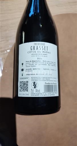 Rona dolina Côtes-du-Rhône Théodore Grasset 2022