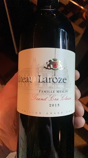 Bordeaux Saint-Émilion Grand Cru Grand Cru Classé Château Laroze 2013