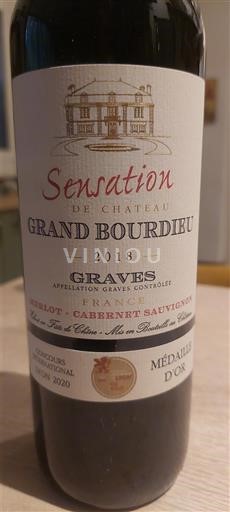 Bordeaux Graves Château Grand Bourdieu Sensation 2018