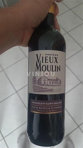Bordeaux Puisseguin-Saint-Émilion Château Vieux Moulin 2017