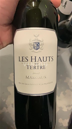 Bordeaux Margaux Château Tertre Les Hauts du Tertre 2020