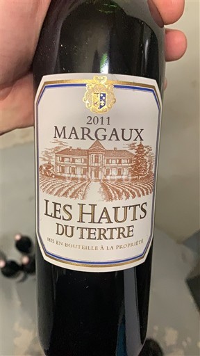 Bordeaux Margaux Château Tertre Les Hauts du Tertre 2011