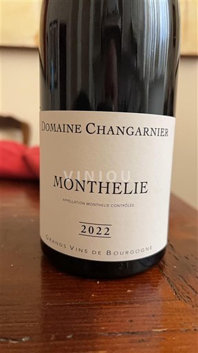 Burgundija Monthélie Domaine Changarnier 2022