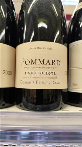 Borgoña Pommard Domaine Prunier-Damy Trois Follots 2020