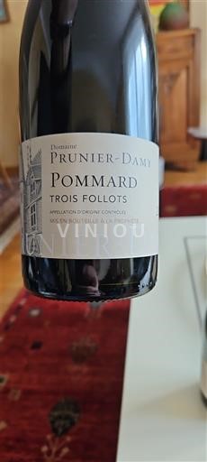 Burgundsko Pommard Domaine Prunier-Damy Trois Follots 2020