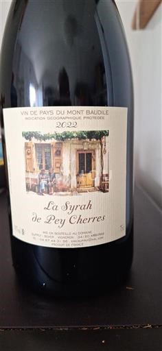 Languedoc and Roussillon Mont Baudile Supply-Royer - La Syrah de Pey Cherres La Syrah de Pey Cherres 2022