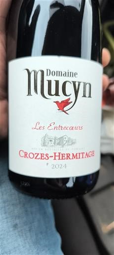 Údolí Rhôny Crozes-Hermitage Domaine Mucyn Les Entrecœurs 2024