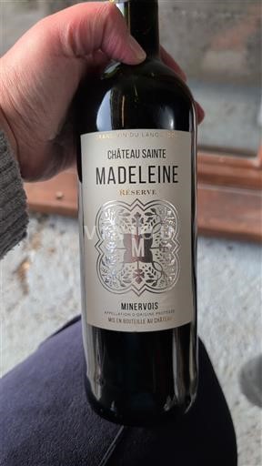 Languedoc Minervois Château Sainte Madeleine 2018 Réserve Sin añada