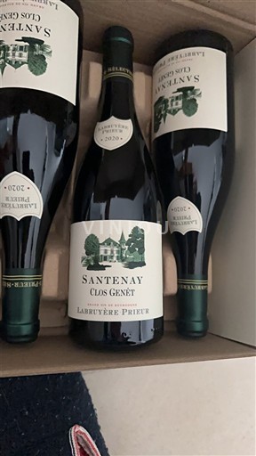 Vini Rouge sec Clos Genêt Labruyère Prieur 2020 Francia Borgogna Santenay AOC
