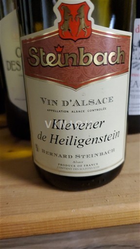 Alsace Steinbach Klevener de Heiligenstein 2023