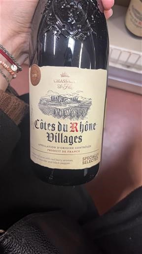 Rhônetal Côtes-du-Rhône-Dörfer Chassaing Ohne Jahrgang
