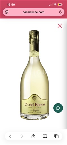 Lombardi Franciacorta Ca' del Bosco Prestige 2023