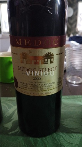 Bordeaux Médoc Médoc Select 2000