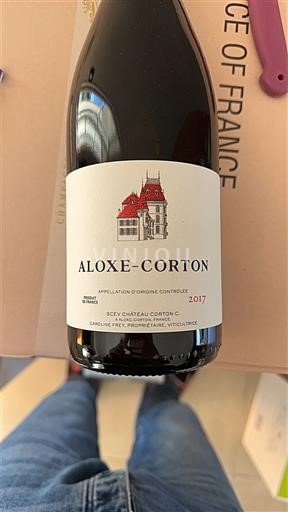 Vinos Rouge sec Château Corton C 2017 Francia Borgoña Aloxe-Corton AOC