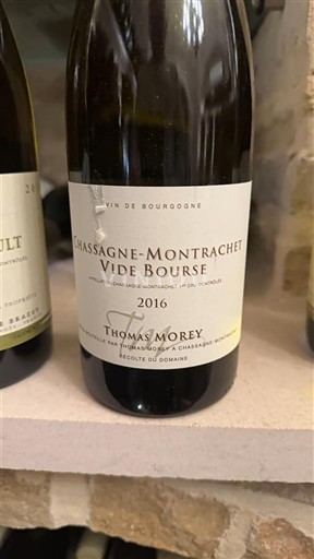 Bourgogne Chassagne-montrachet Grand Cru Thomas Morey Vide Bourse 2016