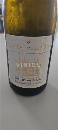Beaujolais Ospecificerad Château L'Éclair Icke årgångsbetecknad