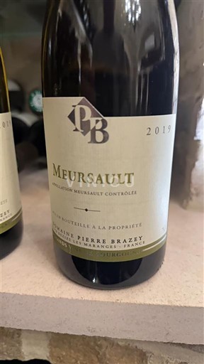 Burgundy Meursault Domaine Pierre Brazey 2019