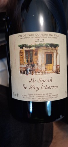 Languedoc Nespecifikováno Supply Royer La Syrah de Pey Cherres 2020