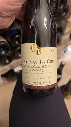 Burgundi Määrittelemätön Premier Cru Domaine Pierre Brazeÿ Clos des Roches Noires Vieilles Vignes 2020