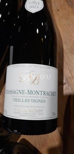 Burgundy Chassagne-Montrachet Domaine Borgeot Vieilles Vignes 2023