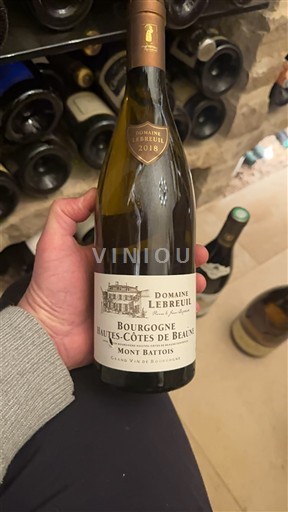 Borgoña No especificado Domaine Lebreuil Mont Battois 2018