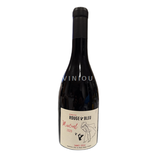 Vale do Ródano Côtes-do-ródano-villages Domaine Rouge Bleu Mistral 2020