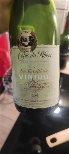 Vale do Ródano Côtes-do-Ródano Cellier des Dauphins Les Estailades Sélection Vieilles Vignes 2005