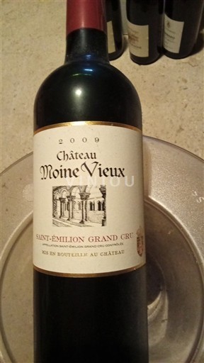 Bordeaux Saint-Émilion Grand Cru Grand Cru Château Moine Vieux 2009