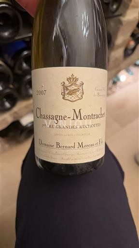 Burgundsko Chassagne-montrachet Premier Cru Domaine Bernard Moreau et Fils 1er Cru Grandes Ruchottes 2007