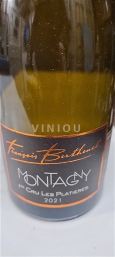Bourgondië Niet gespecificeerd Premier Cru François Berthelemot 1er Cru Les Platières 2021