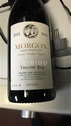 Beaujolais Morgon Vincent Rey Vieilles Vignes 2022