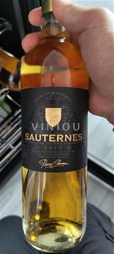 Bordeaux Sauternes Pierre Chavin 2017