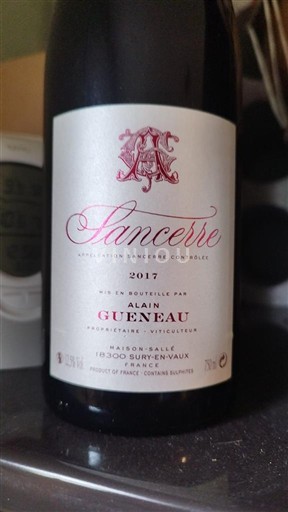 Loire-dalen Sancerre Alain Gueneau 2017