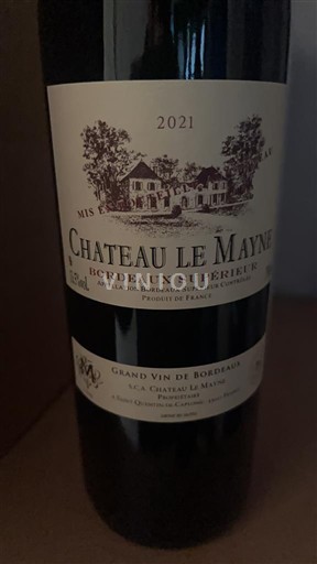 Bordeaux Bordeaux superiore Château Le Mayne 2021