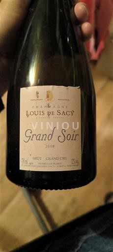 Champagne Not Specified Grand Cru Louis de Sacy Grand Soir 2008