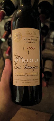 Bordeaux Montagne-Saint-Émilion Château Croix Beauséjour 1999