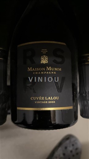 Champaña Champán Maison Mumm Lalou 2006