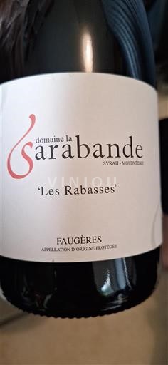 Linguadoca Faugères Domaine La Sarabande Les Rabasses Senza annata