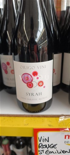 Languedoc et Roussillon Pays d'oc Origo Vini 2022