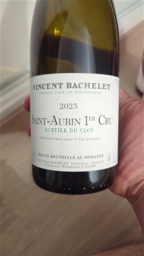 Burgundy Saint-Aubin Premier Cru Vincent Bachelet Sentier du Clou 2023
