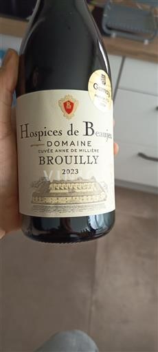 Beaujolais Brouilly Hospices de Beaujeu Anne de Millière 2023