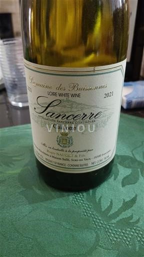 Dolina Loare Sancerre Domaine S Buissonnes Caillotte 2021