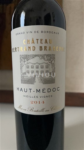 Bordeaux Haut-Médoc Château Bertrand Braneyre Vieilles Vignes 2014