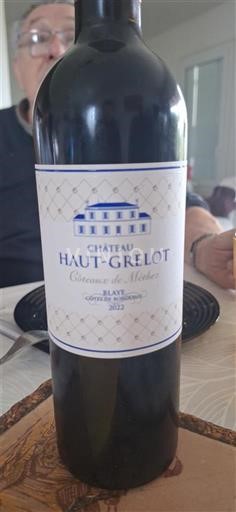 Bordeaux Blaye Château Haut-Grelot de Mère 2022
