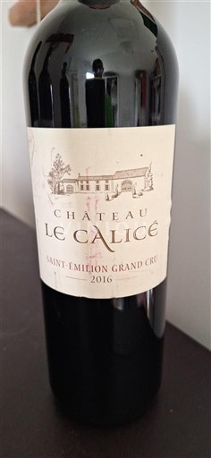 Bordeaux Saint-Émilion Grand Cru Château Le Calice 2016