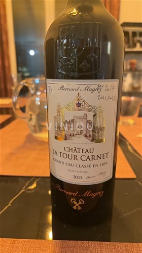 Bordeaux Haut-Médoc Grand Cru Château La Tour Carnet 2015