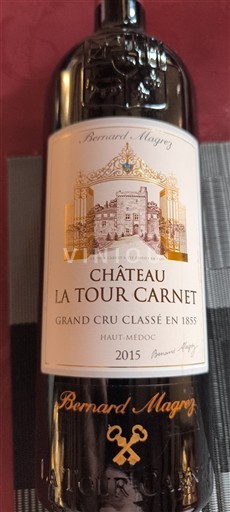 Bordeaux Haut-Médoc Grand Cru Château La Tour Carnet 2015