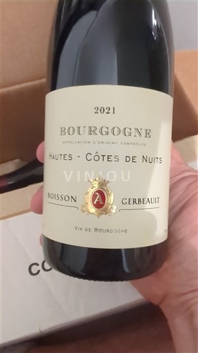 Bourgondië Hautes Côtes de Nuits Boisson Gerbeault 2021