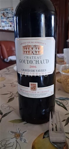 Bordeaux Graves-de-vayres Château Goudichaud 2006
